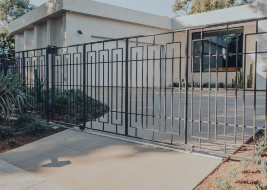 ATTACHMENT DETAILS Contemporary-Steel-Sliding-Gate Los Angeles, Orange County