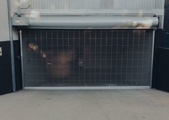Rolling Overhead Aluminum Grille Commercial Gate Los Angeles Orange County